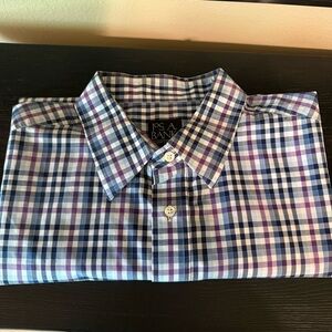 Jos. A. Bank Traveler’s Collection, Men’s XL l/s plaid shirt - FINAL $ DROP!